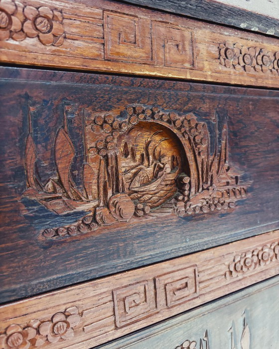 Escritorio secretario chino antiguo – Armarios de almacenamiento, Wood (photo 14 of 15)