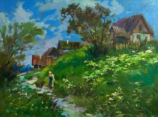 A Walk near the Village