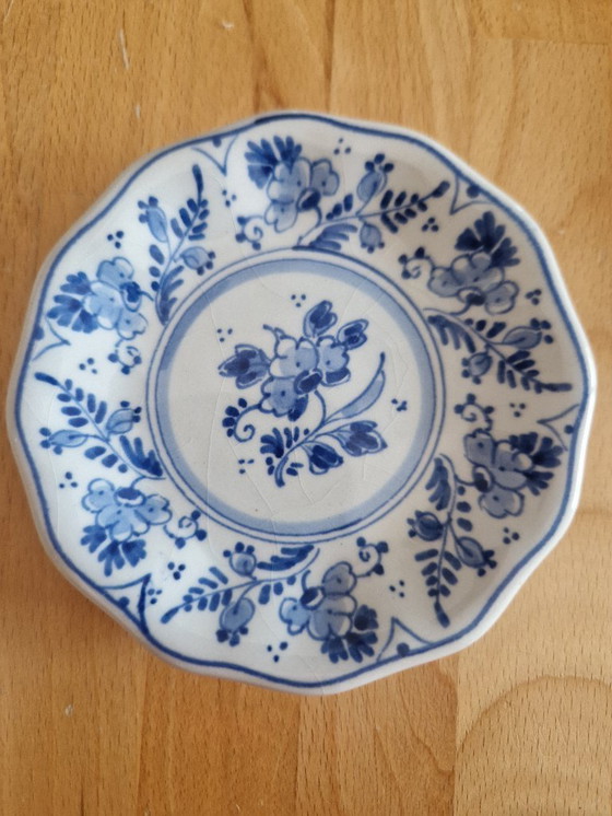 Image 1 of Tre piatti decorativi ceramica  Delft