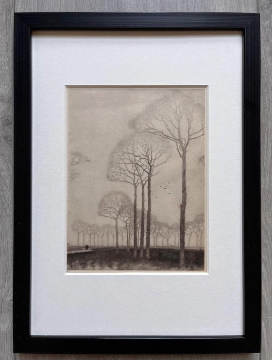 Image 1 of Jan Mankes 1889-1920 / Heliogravure Bomenrij 1927