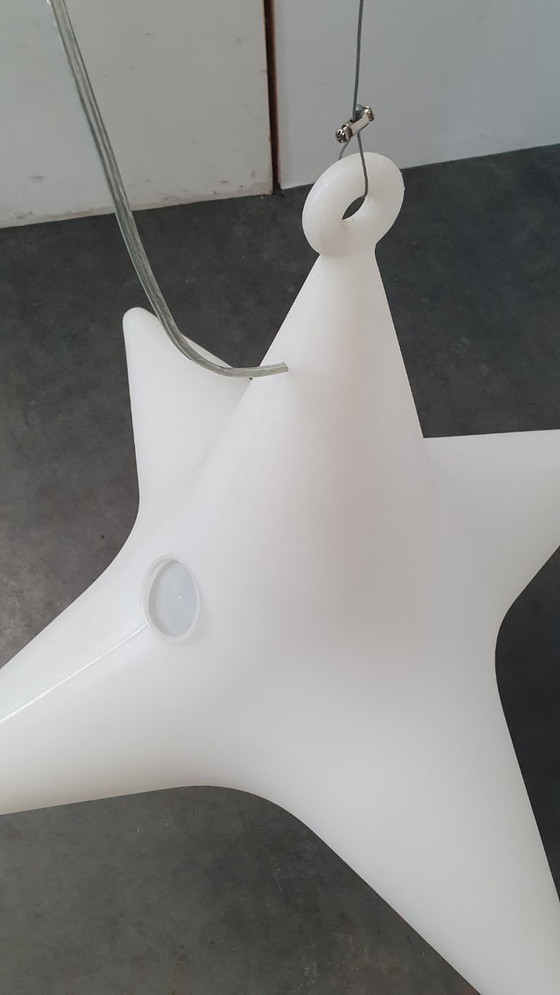 Image 1 of 2x Slide Studio Design Italy Sirio Lampen, weiße Sternform