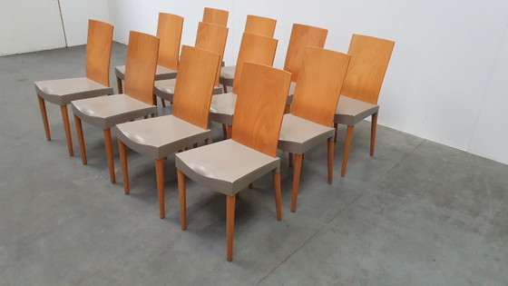 Image 1 of 12 chaises Miss Trip, design Philippe Starck Kartell, 1996, Italie