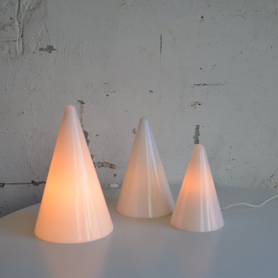 Image 1 of 3x tipi cone table lights