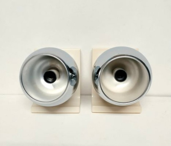 Image 1 of Small wall lights attributed to Reggiani, 1960s,set of two.