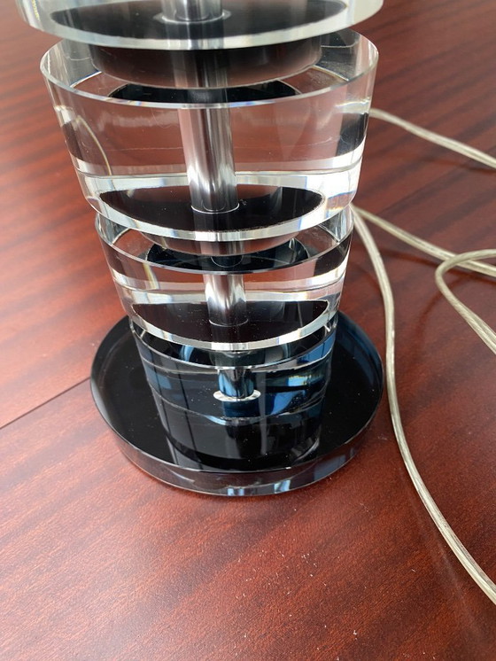 Image 1 of Lampe en verre au design vintage
