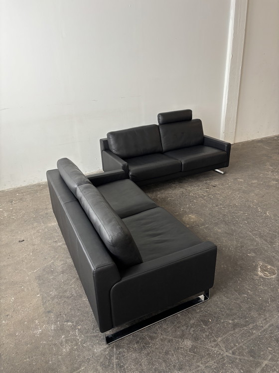 Rolf Benz EGO Couches Leather Top Condition! (photo 2 of 14)