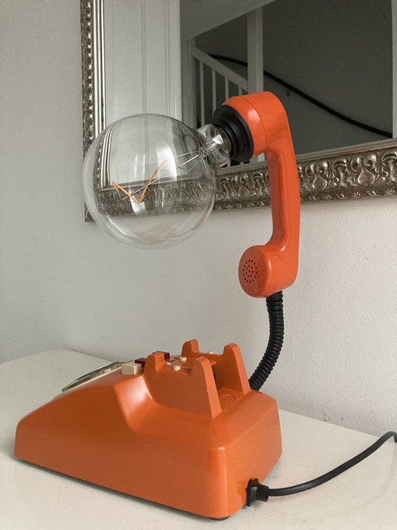 Image 1 of Lamp made from an old telephone from 1981