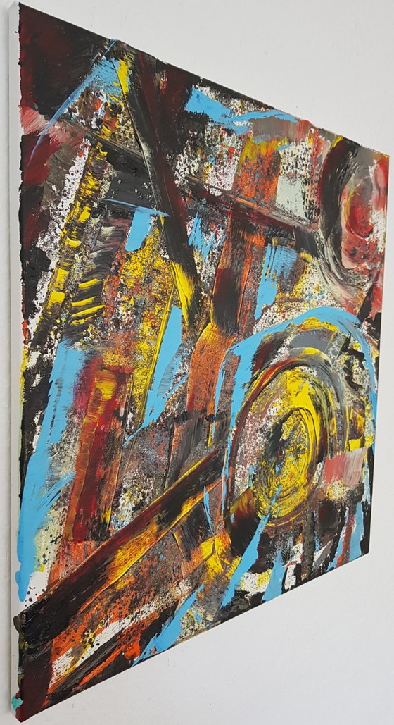 Abstract Modern Art - Abstract896 – Paintings & Drawings, Canvas (photo 8 of 8)