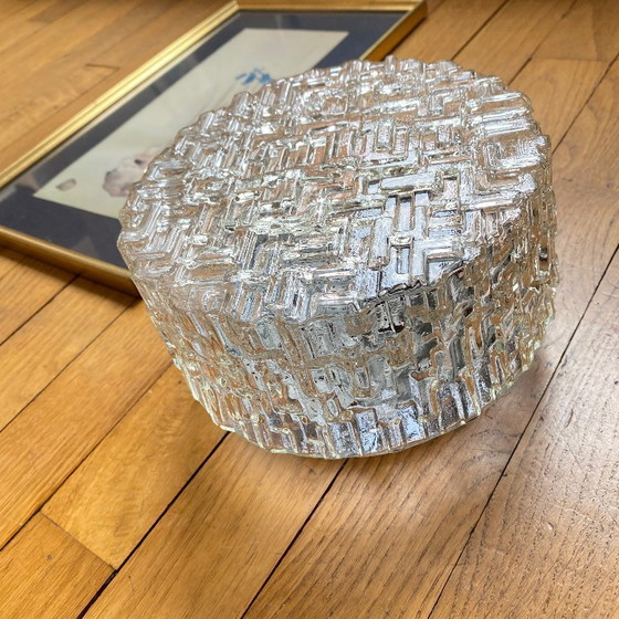 Image 1 of Lampada da parete o da soffitto in vetro a oblò minimalista