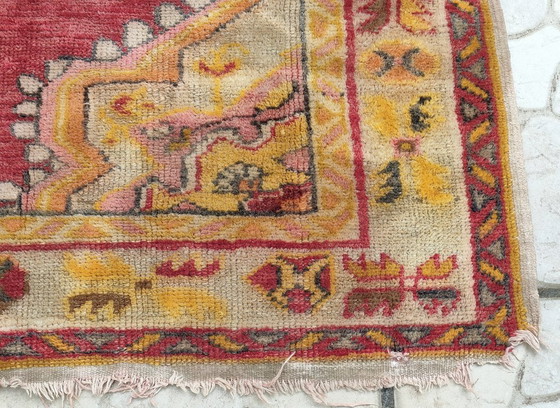 Image 1 of hand-patinated rug, 166 cm x 95 cm, mid-20th century