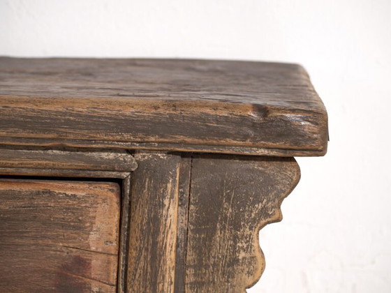 Tavolino antico con cassetti in legno di pino – Cina, circa 1900 – Tavolini da caffè, Iron (photo 37 of 40)