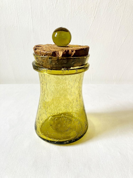 Barattolo in vetro soffiato a bolle con tappo, Verrerie de Biot – Accessori da cucina (photo 13 of 14)