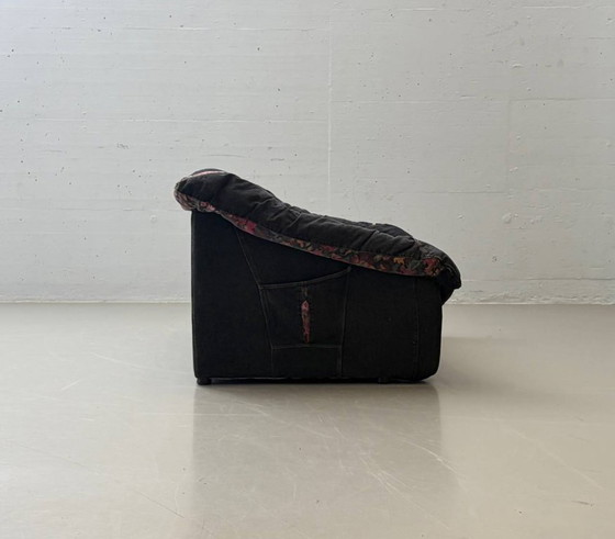 Image 1 of Postmodern denim lounge sofa Galapagos Giant Turtle, 1980s