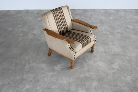 Image 1 of Brutalist Deense fauteuil 