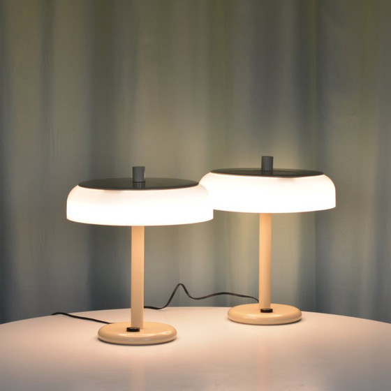 Image 1 of 2x Tischleuchten in Pilzform aus der Mitte des Jahrhunderts