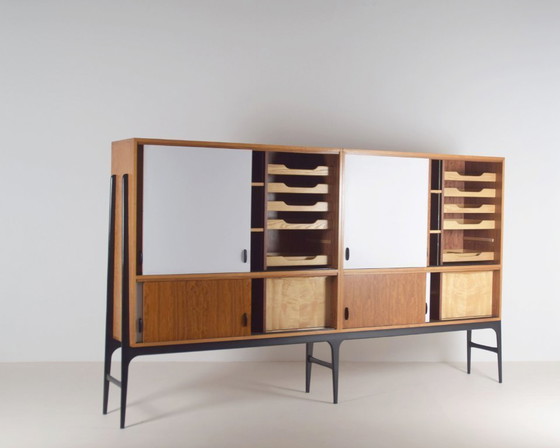 Image 1 of Highboard designed by Alfred Hendrickx for Belform, 1950s
