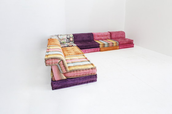 Image 1 of Roche Bobois Mah Jong Modular Sofa Missoni Stoff Hans Hopfer, Satz von 18
