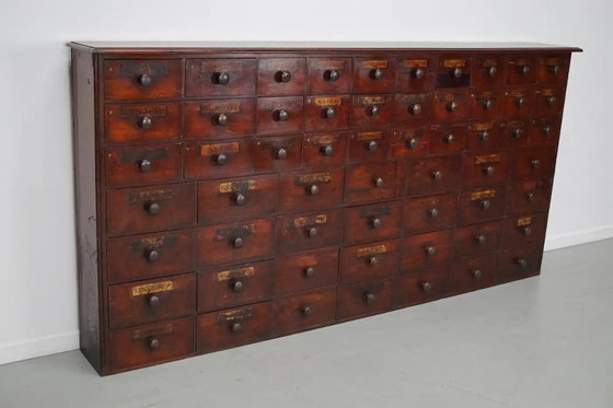 Image 1 of Antiguo botiquín/cómoda de madera noble inglesa, siglo XIX