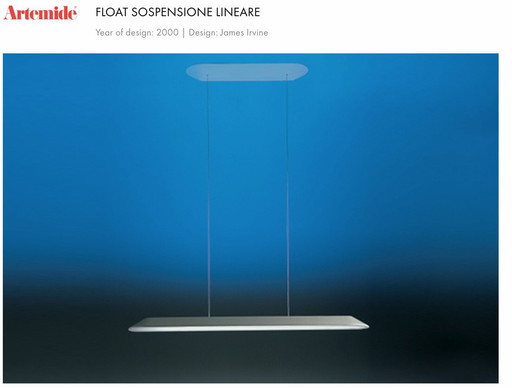 Artemide Float James Irvine 2014 demo hanglamp kunst design