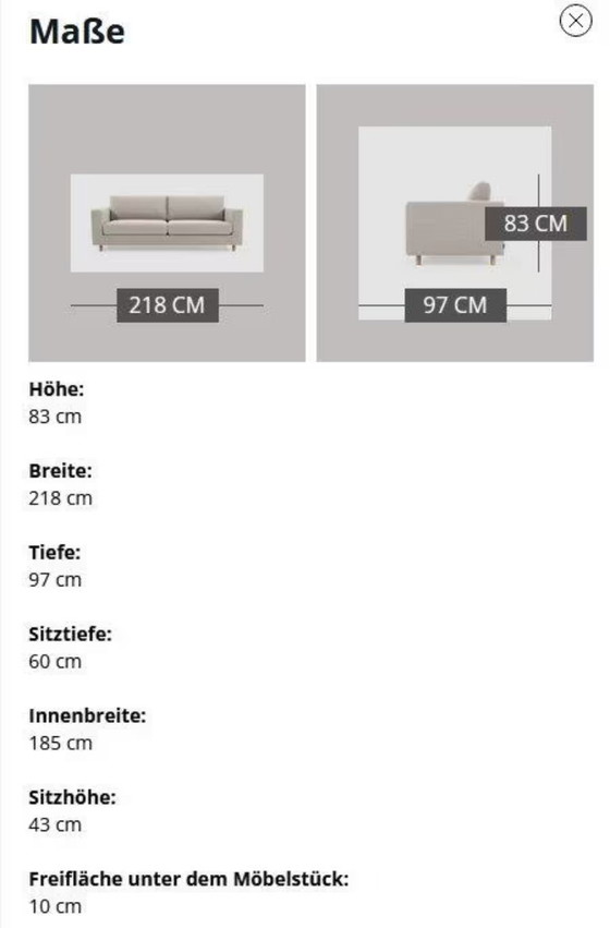 Image 1 of Sofá Douglas de 3 plazas de Sofa Company con reposapiés y cojines, como nuevo.