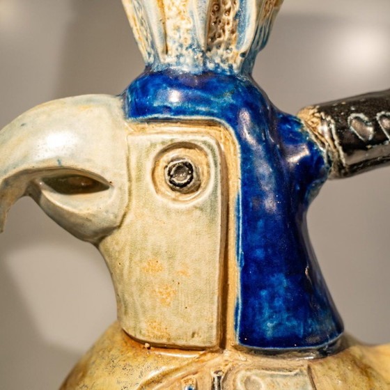 Vaso Sculture in ceramica zoomorfa di Jules Guérin, anni '50 (photo 5 of 13)