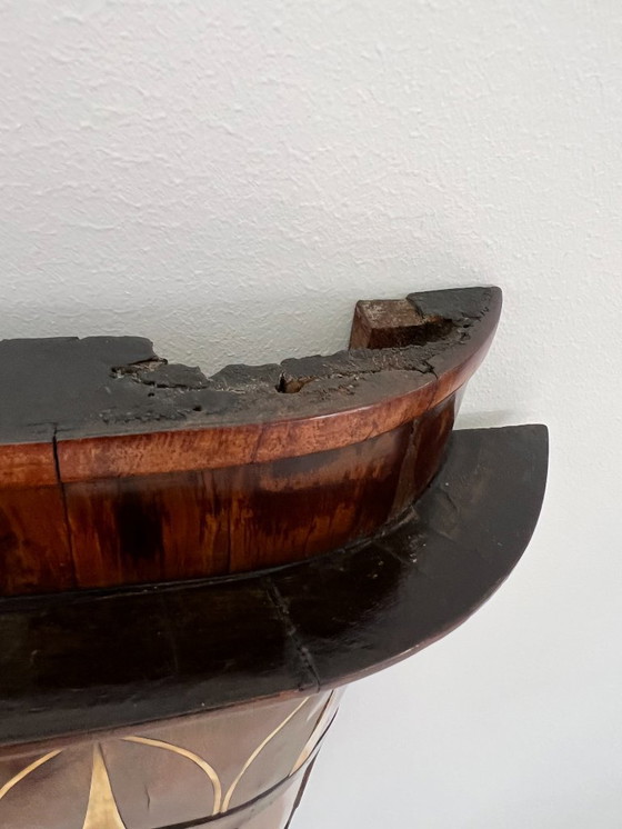 Image 1 of Cassettone - Noce - Comò con specchiera