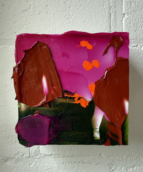 Image 1 of Abstract textuur schilderij hedendaagse kunst 