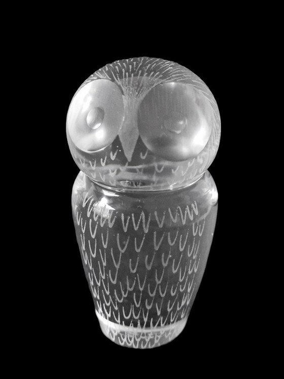 Image 1 of Kosta Boda - Búho de Vicke Lindstrand - Firmado