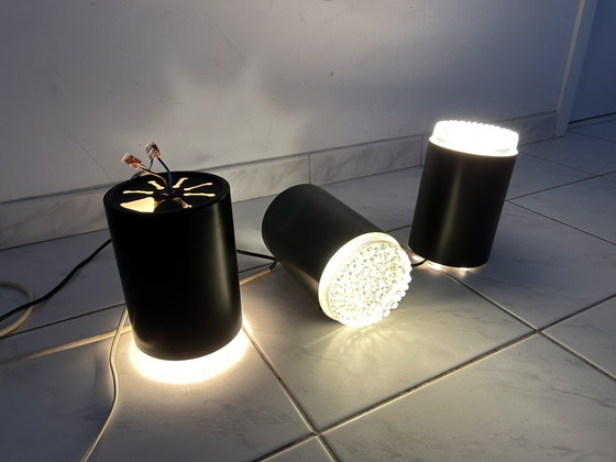 Image 1 of 4x vintage Raak bubble glass spotlight ceiling lamp