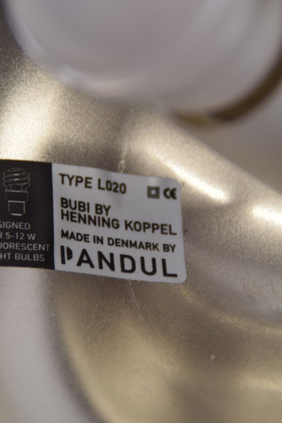 Image 1 of Lámpara danesa HK20 Bubi diseñada por Henning Koppel para Pandul