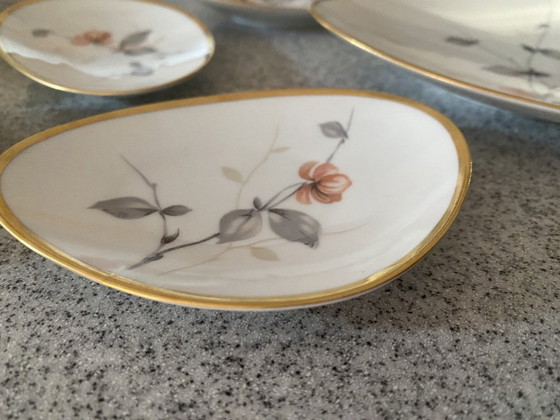 Image 1 of Set di stuzzichini "Uovo Biologico" di KPM Germania, metà del XX secolo - 7 pezzi