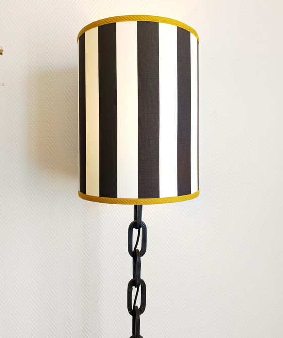 Image 1 of Lampada da terra brutalista in ferro battuto nello stile di Franz West