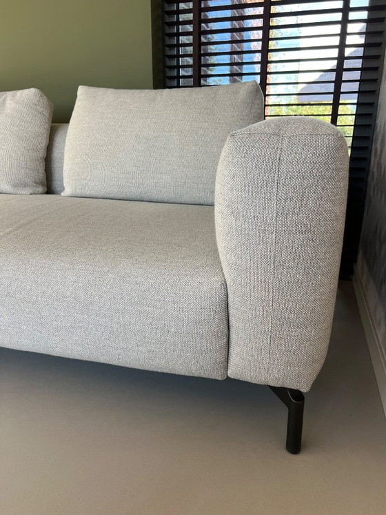 Pode 2-Sitzer Sofa, hellgrauer Textilbezug, 2 Sitzer Sofas, Stoff, Metall, Modern (Foto 5 von 15)