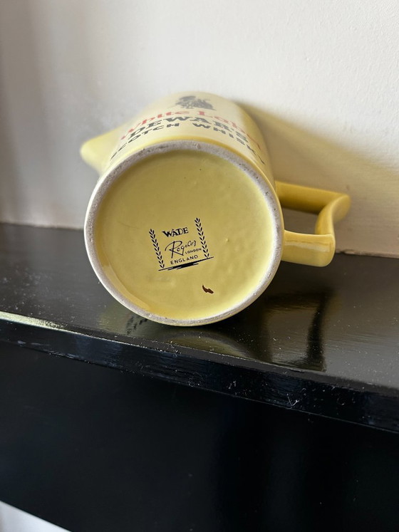 Image 1 of Brocca d'acqua vintage in ceramica con etichetta bianca