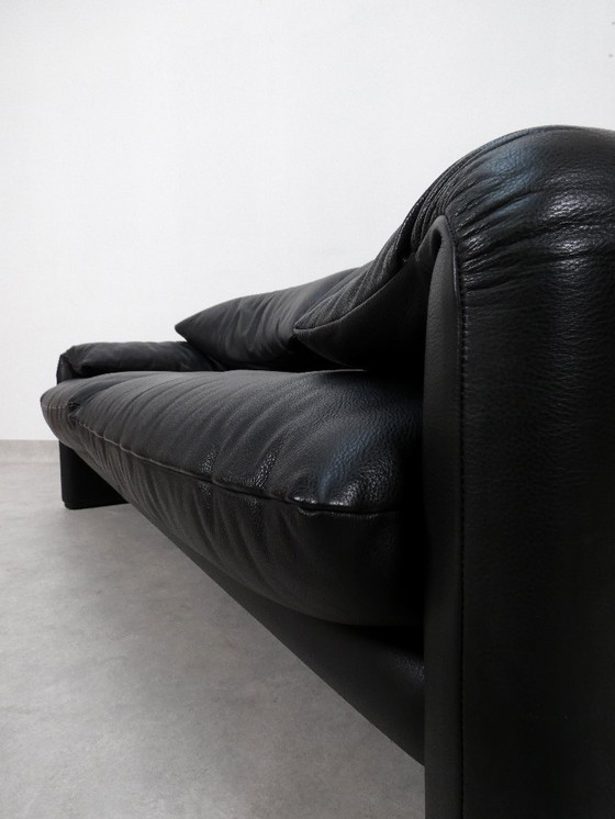 Image 1 of Cassina Maralunga 2,5 posti - pelle nera
