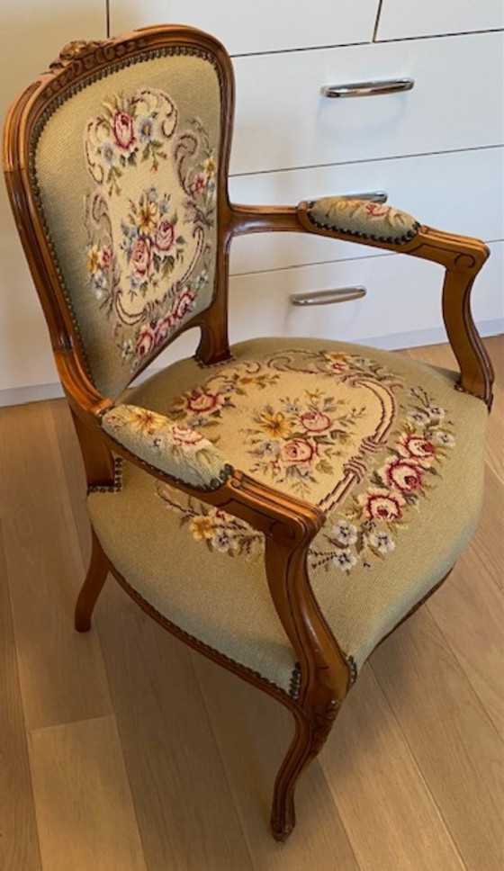 Image 1 of Vintage Louis XV Style Side Chair
