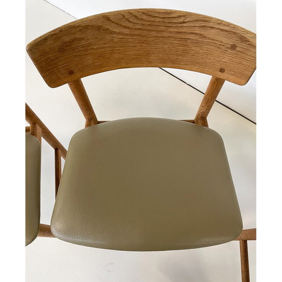 Image 1 of Set of 3 vintage dining chairs model 236 by Børge Mogensen, Denmark 1950s