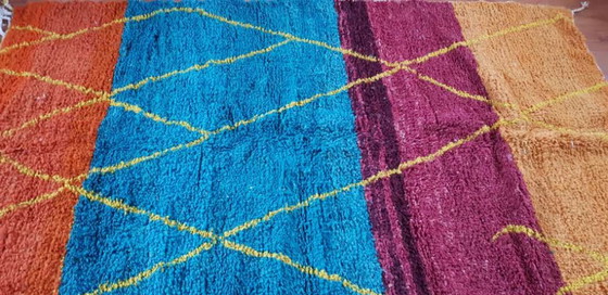 Image 1 of Hand-knotted Berber wool rug 242x160cm