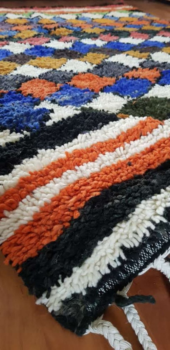 Image 1 of Hand-knotted Berber wool rug 245x160cm