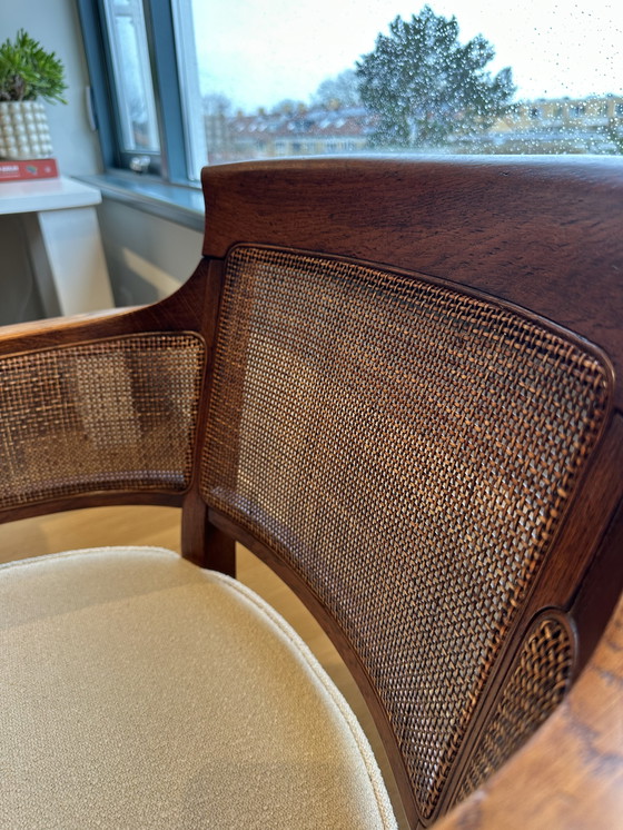 Image 1 of Set of 2 Vintage Bannink Art Nouveau armchairs – reupholstered - 70's/80's