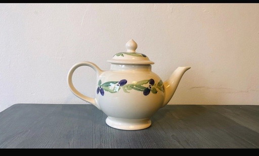 🫒 Rare Olives Emma Bridgewater Teapot 1990 🫒 – servies, Ceramic (photo 2 of 9)