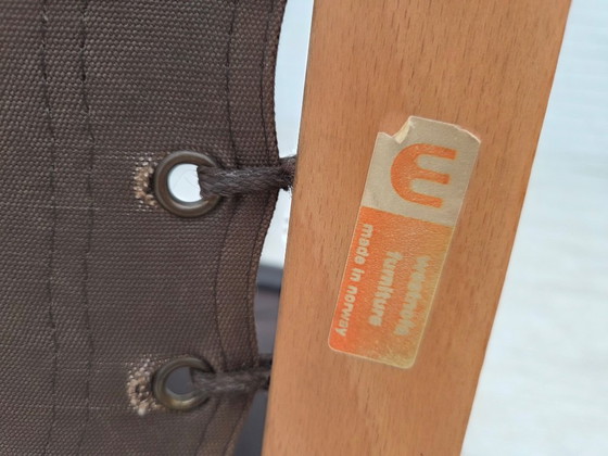 Image 1 of Années 1970, design norvégien d'Ingmar Relling, modèle de fauteuil lounge « Siesta ».