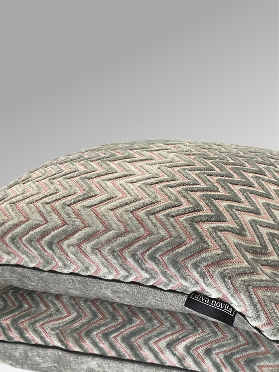 Image 1 of Armani Casa - Set of 2 new pillows made of Armani Casa velvet