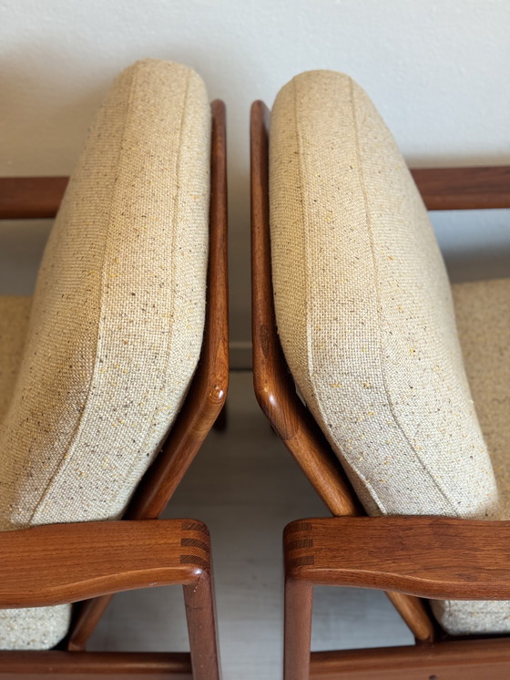 Image 1 of Vintage Danish easy chairs teak 1960s