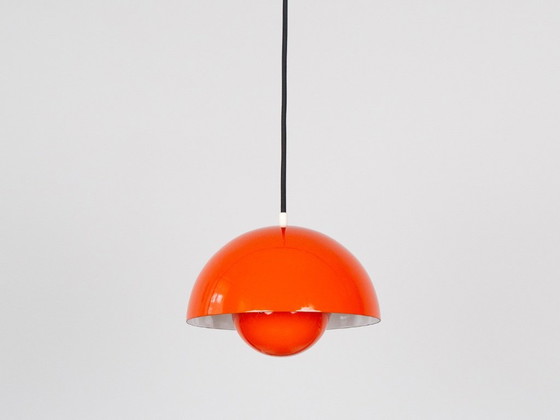 Image 1 of Paar van 2 Deense vintage lampen Bloempot door Verner Panton, Louis Poulsen, 1966