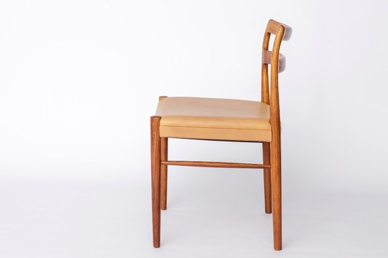 Image 1 of Vintage Danish Desk Chair by Søren Willadsen Furniture, 1960s–70s, Rosewood Frame with Original Beige Faux Leather