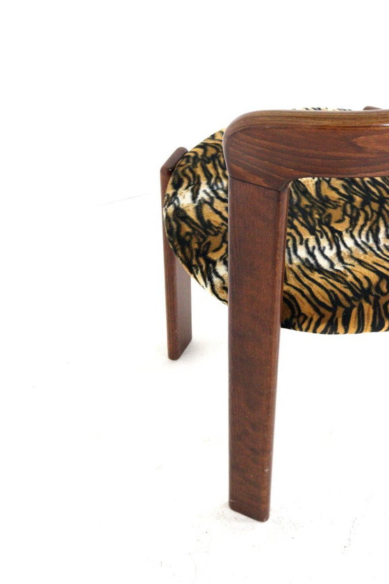 Set di 6 sedie Bruno Rey per Kusch & Co con stampa tigrata vintage – Sedie da pranzo, Wood (photo 11 of 24)