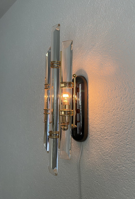 Image 1 of Appliques murales vintage Venini style Hollywood Regency