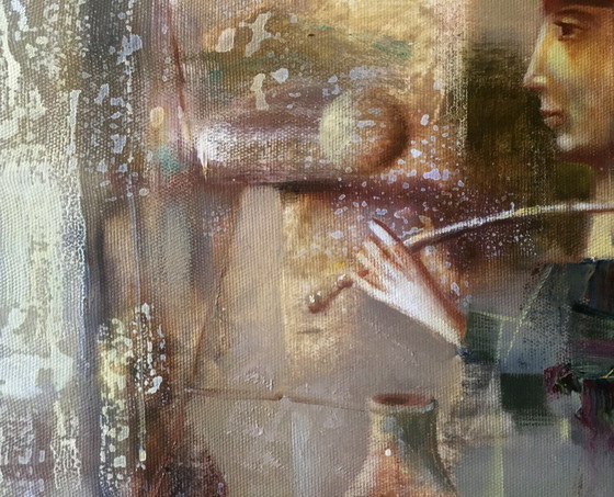 Originales Ölgemälde, abstrakter Expressionismus, Stillleben – Gemälde & Zeichnungen, Canvas (photo 7 of 13)