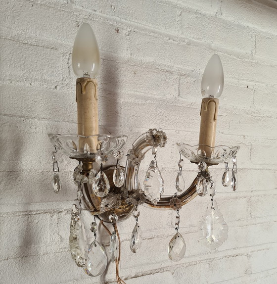 Image 1 of Lampada da parete in cristallo